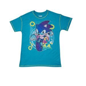 Character Kids Vintage Style Soft Crewneck Boys Tee - Sonic